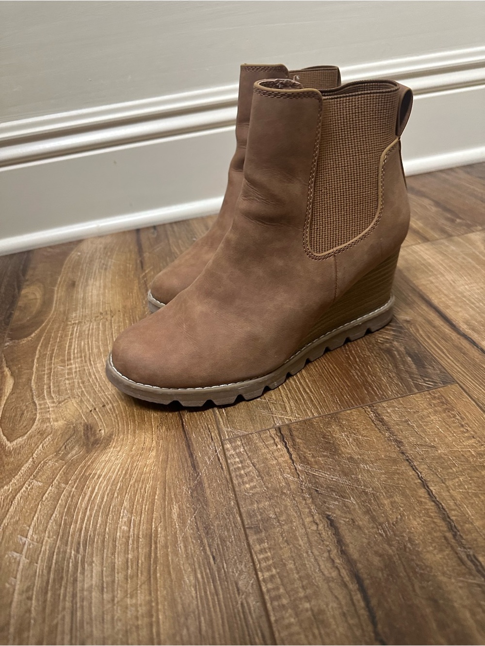 Target Brown Wedge Chelsea Bootie